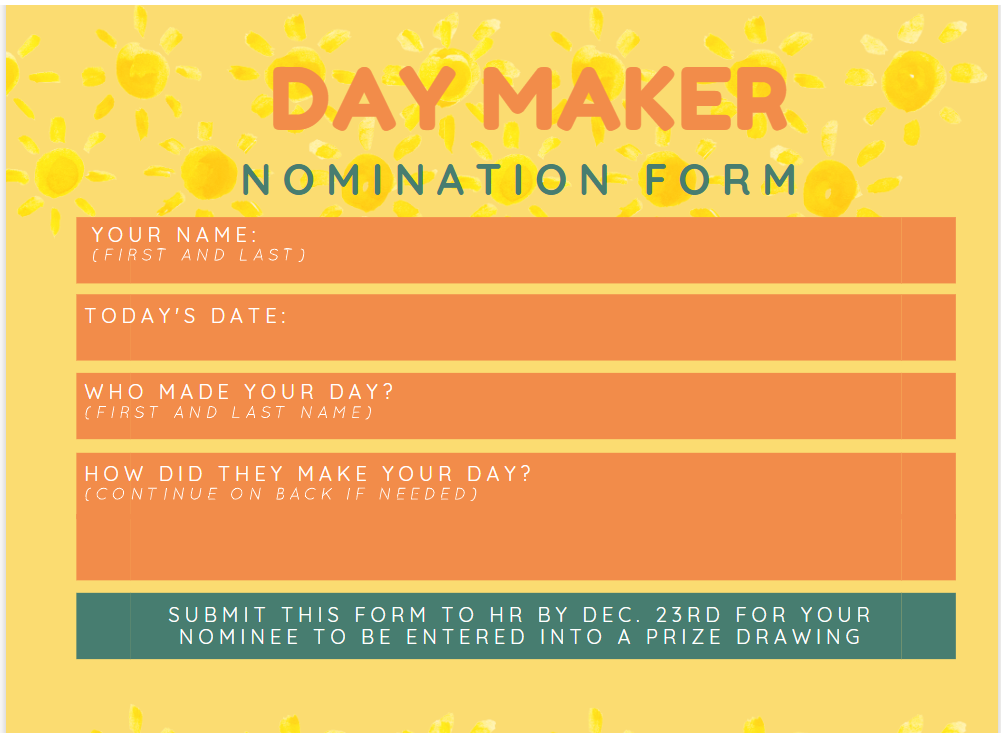 day maker nomination