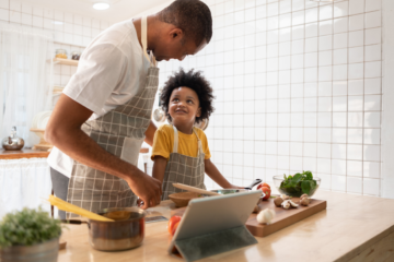 cooking with family