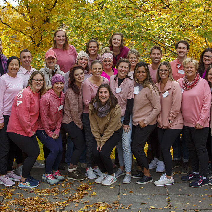 Group photo of the HealthSource Solution employees in the Fall