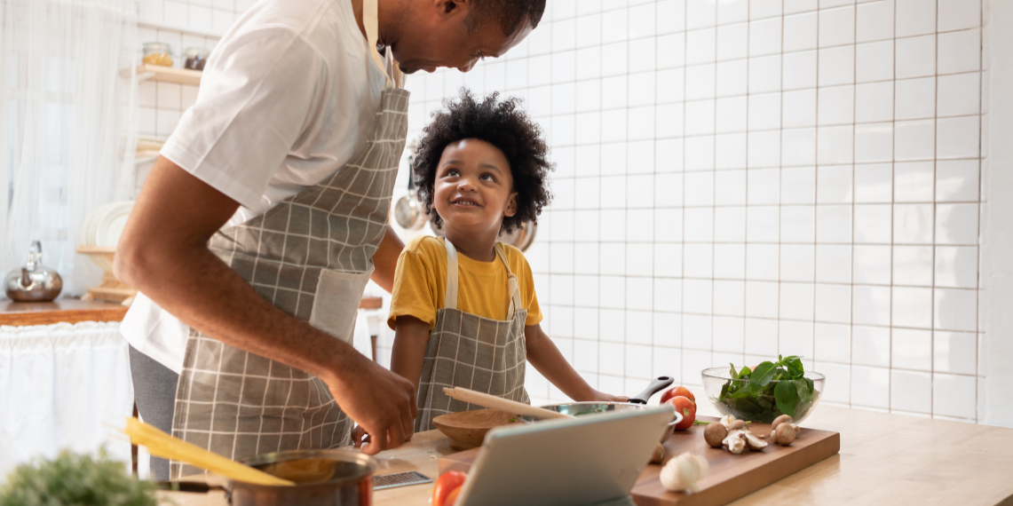 cooking with family